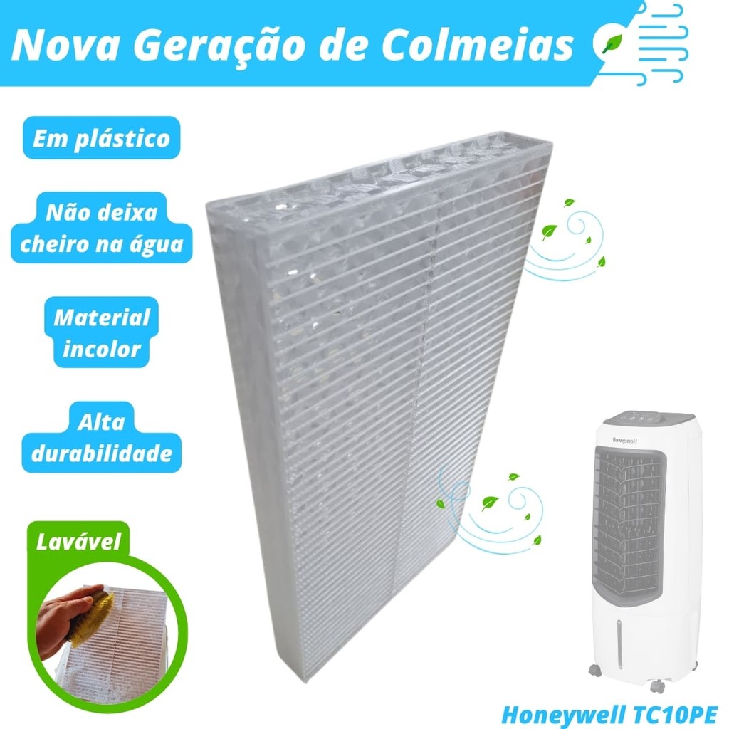 Colmeia Plástica Lavável para Climatizador - Honeywell TC10PE