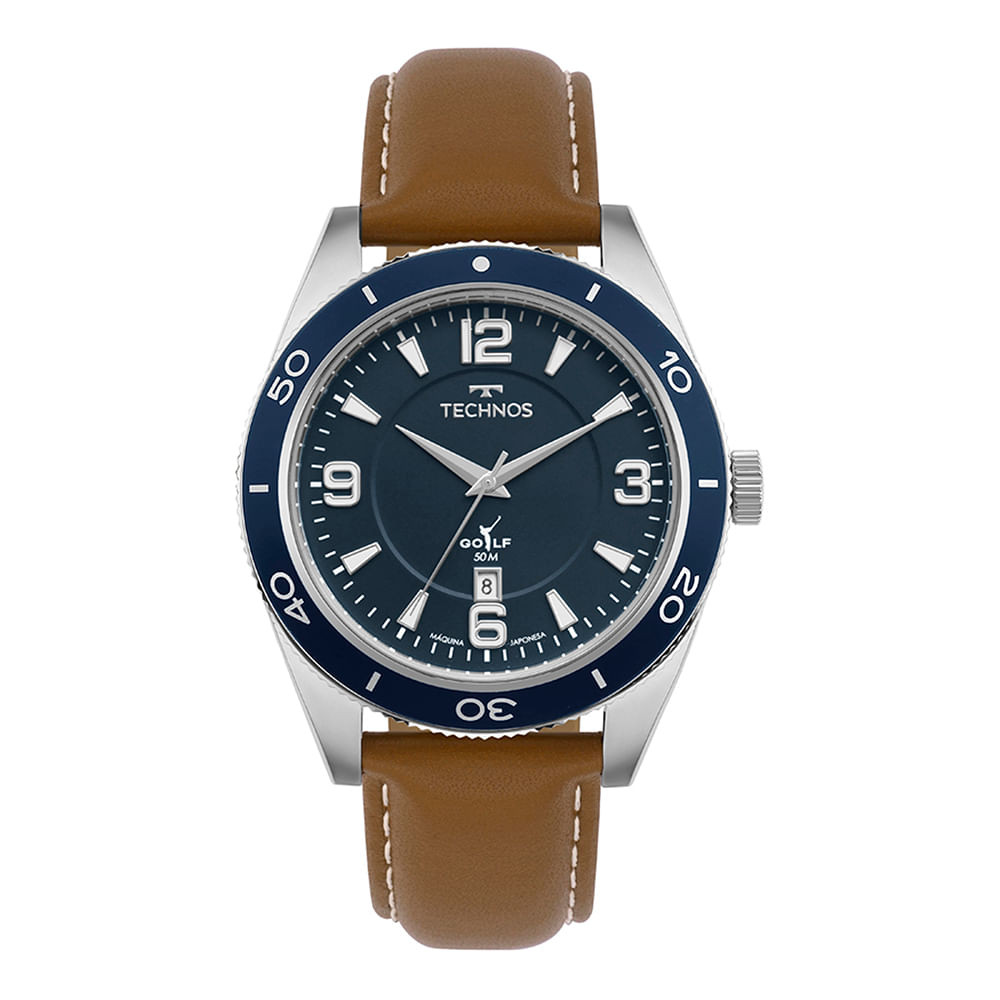 Relógio Technos Masculino Golf Prata - 2115TXN/0A - Watches