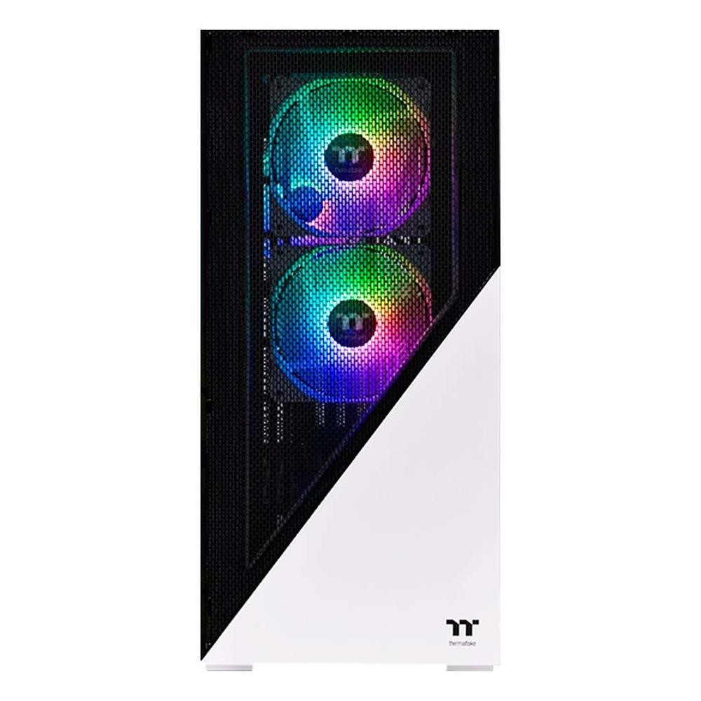 Imagem Gabinete Thermaltake Divider 370 TG, Mid-Tower, ARGB, Vidro, 3 fans ARGB, Snow - CA-1S4-00M6WN-00