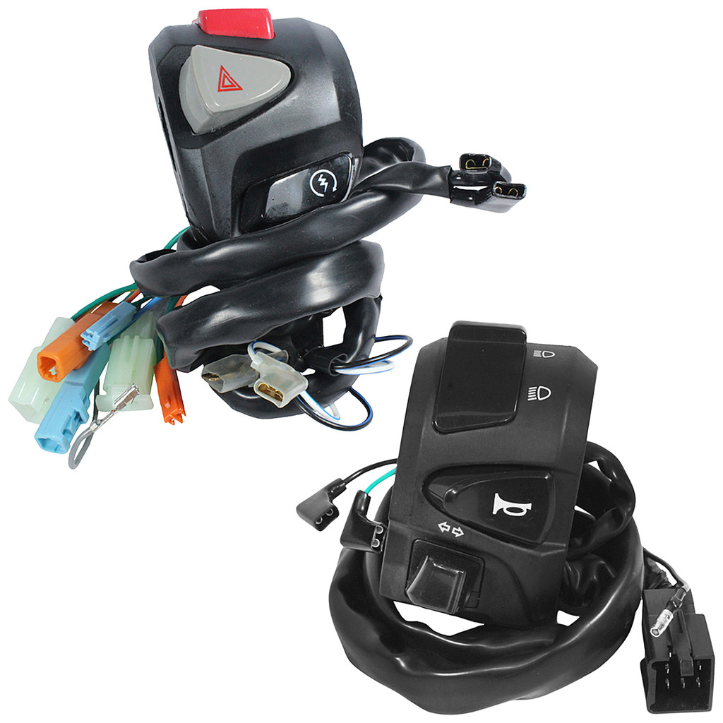 Kit interruptor de partida botão com pisca alerta lampejador CG150 CG160 Fan Titan Start CB300 XRE300 modelo CB500 NC750