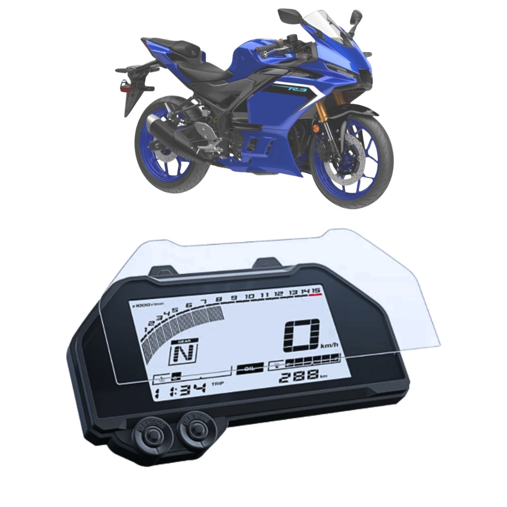Película Proteção Painel Moto MT 03 R3 2021 2022 Até 2024 2025