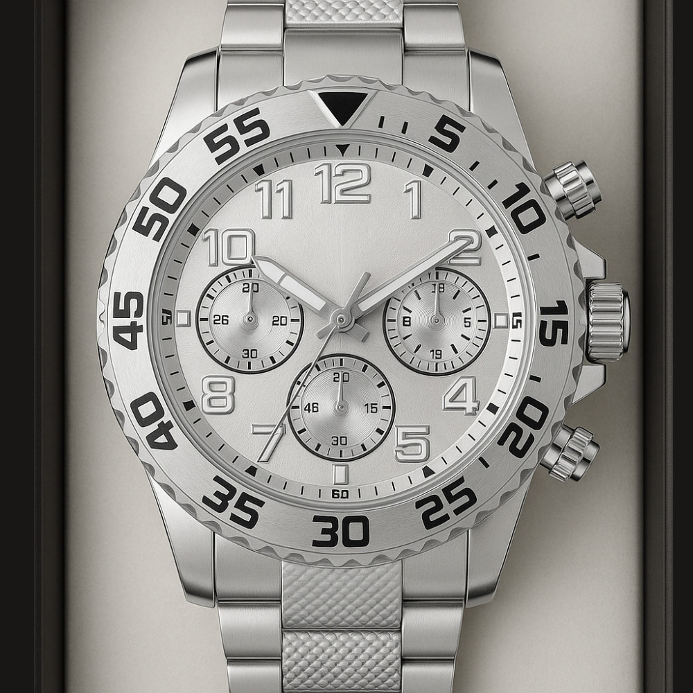 Relógio Masculino Aço inox Moda Presente Dias Dos Pais De Luxo