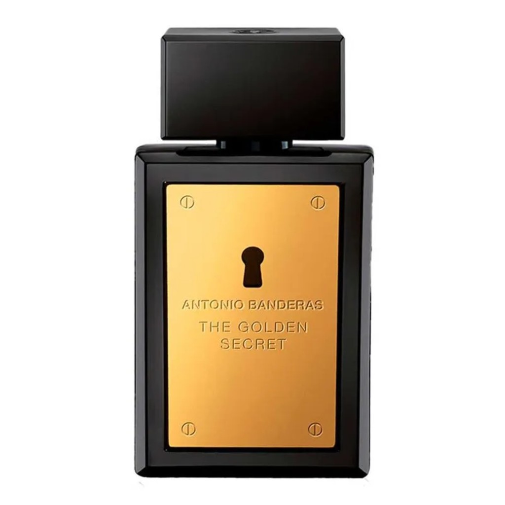 The Golden Secret Antonio Banderas EDT 200 ml Perfume Masculino Perfume Original com Selo ADIPEC