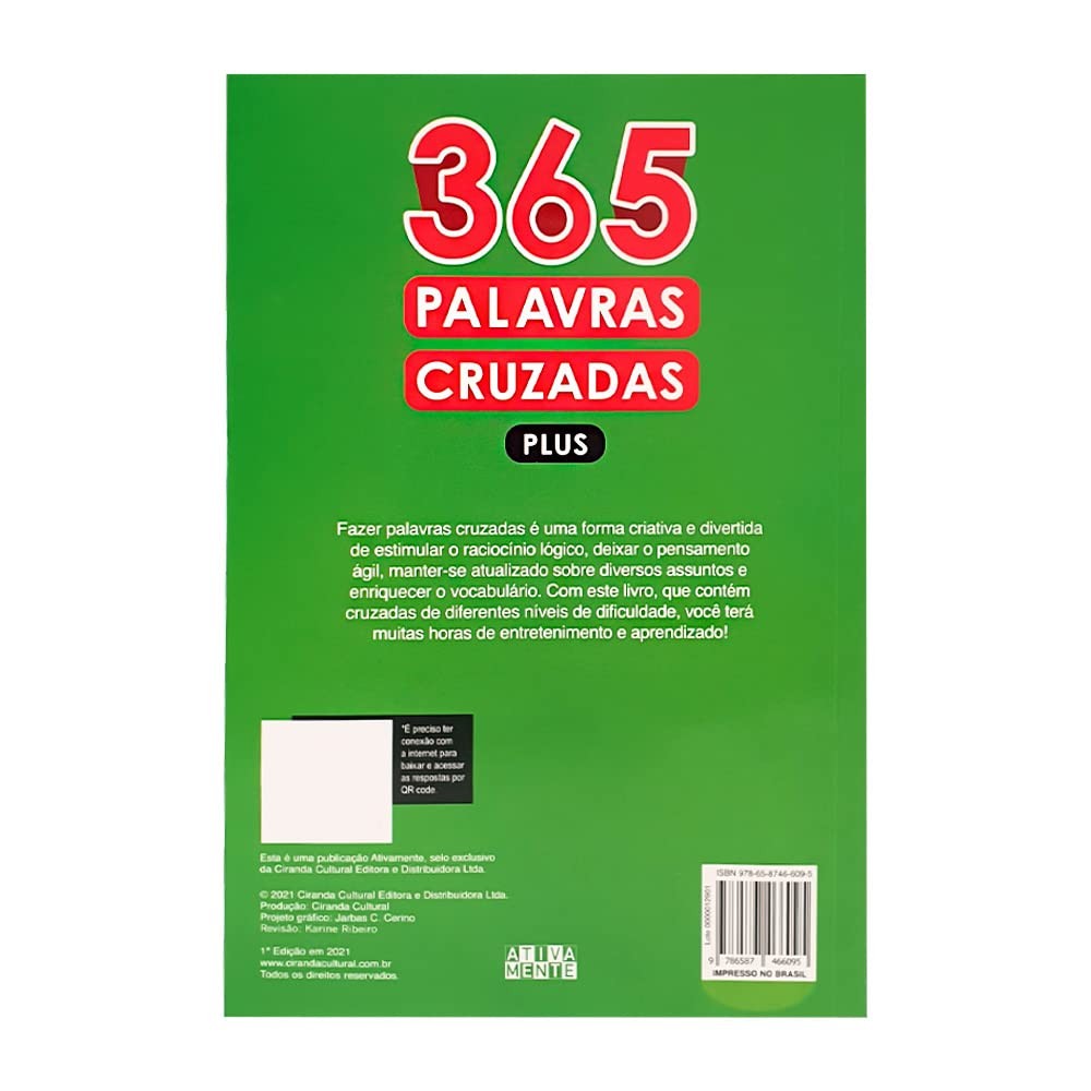 365 Palavras cruzadas plus - volume IV · foto 2