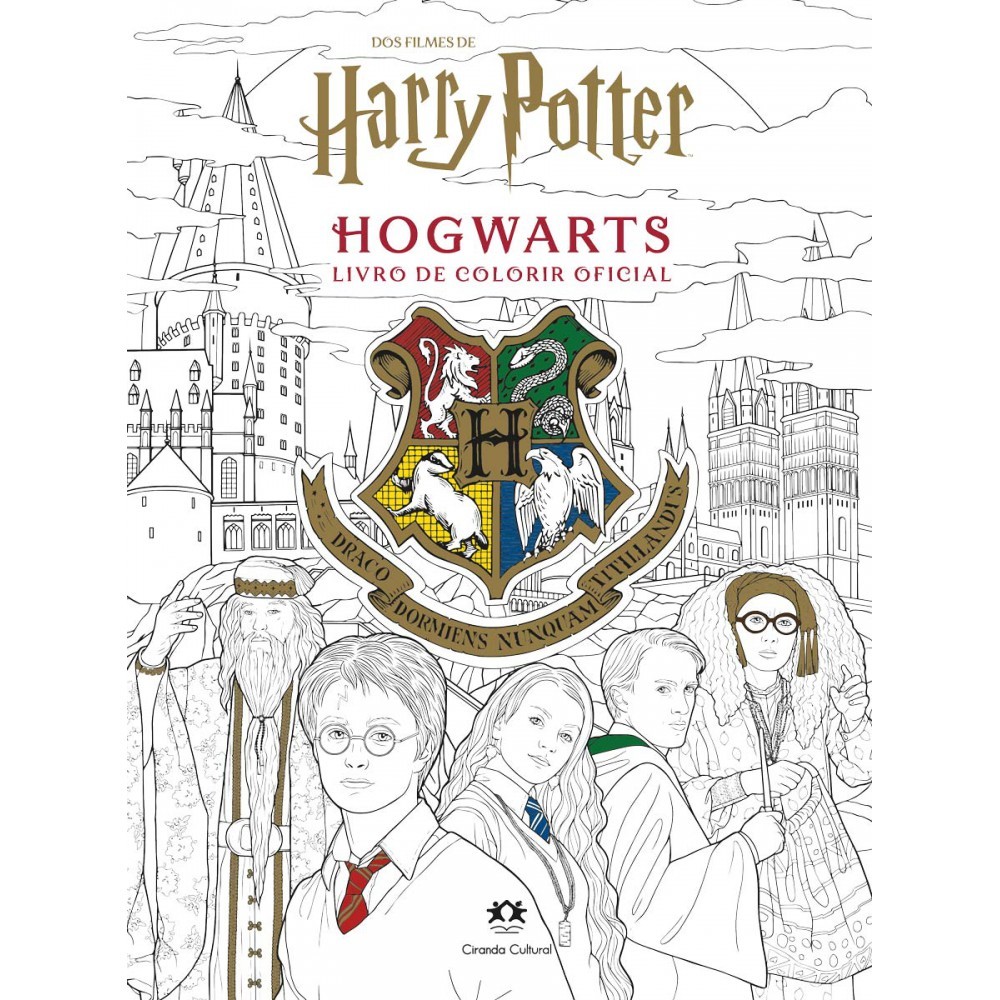 Livro de colorir Brochura Harry Potter - Hogwarts em Oferta na Shopee