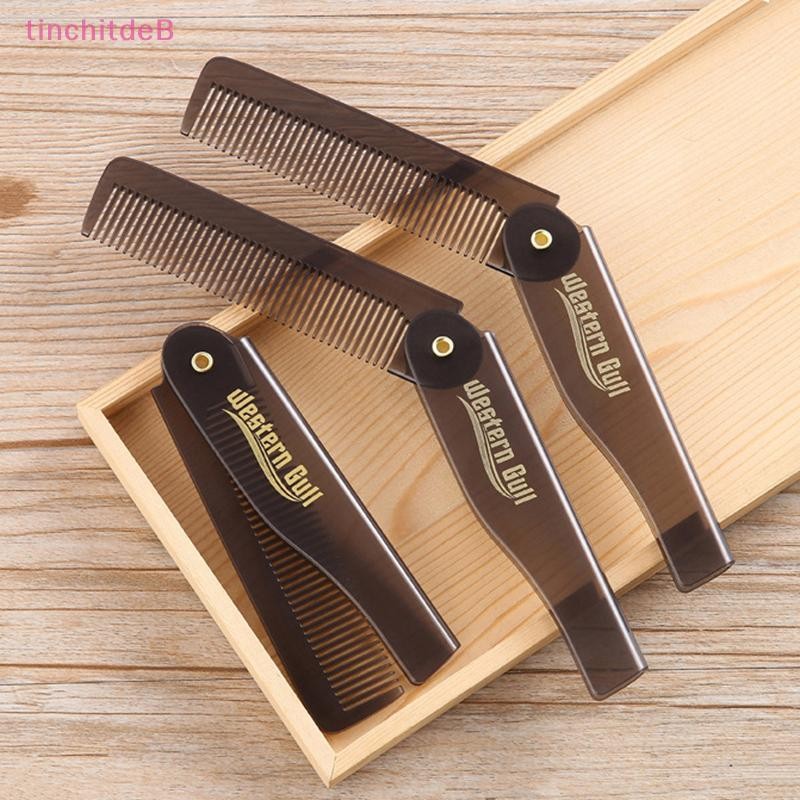 [TinchitdeB] Pentes De Bolso Dobráveis Portáteis Óleo Barba De Plástico Ferramenta De Estilo De Cabelo Para Homens E Mul em Oferta na Shopee