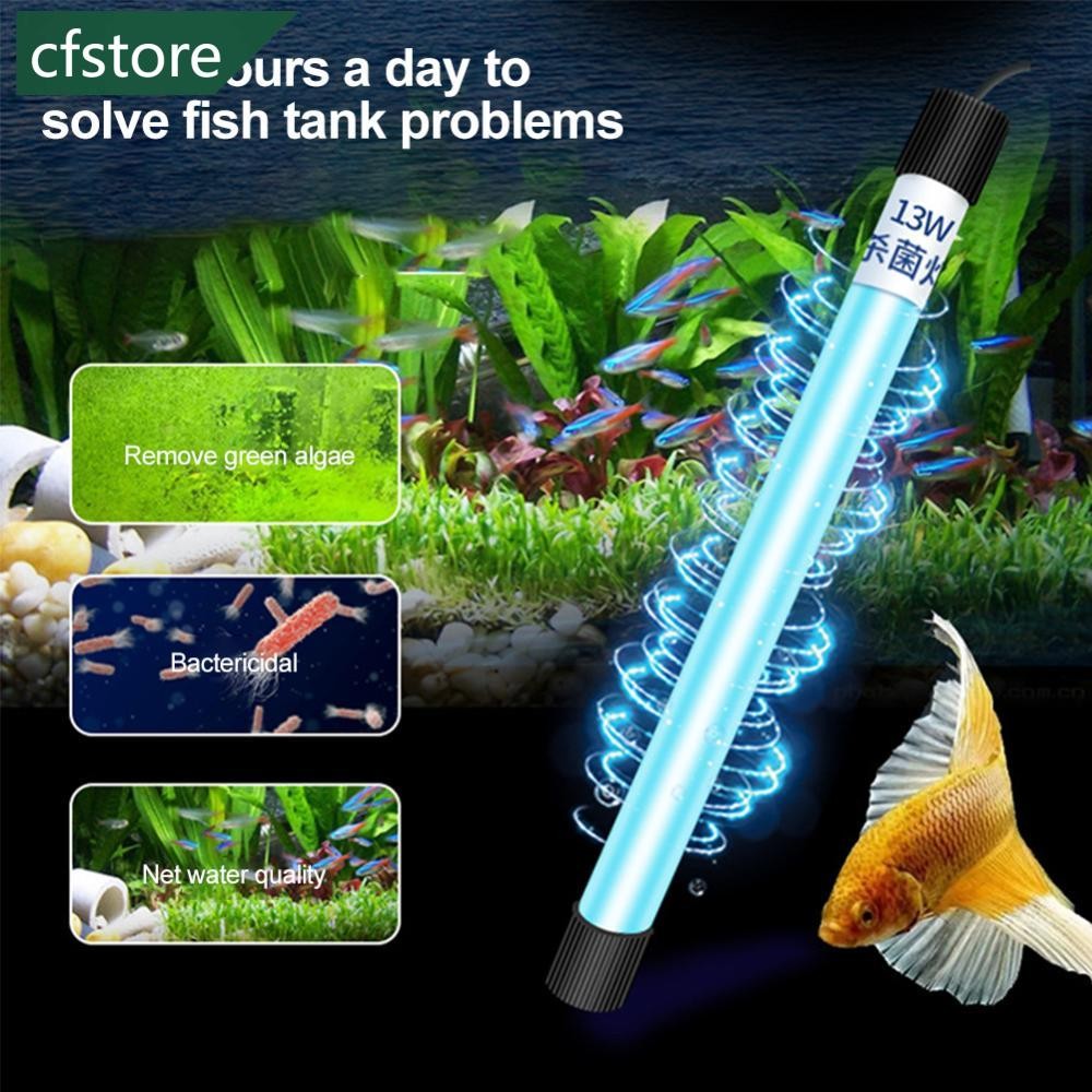 CFSTORE 5W/7W/9W/11W/13W Aquário UV Esterilizador Lâmpada Luz Limpador De Água Para De Tanque De Peixes Esterilização De