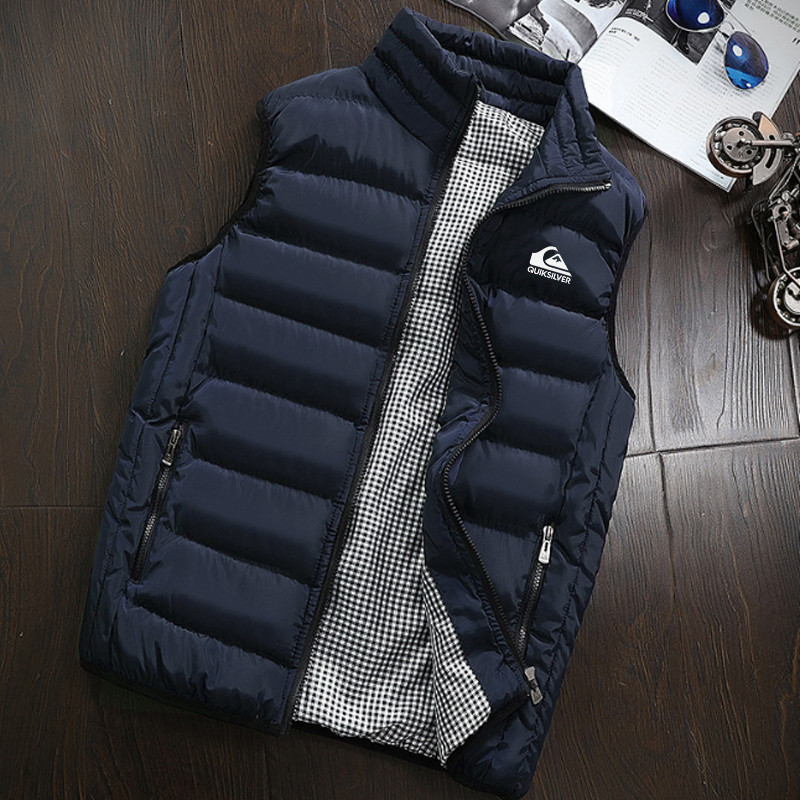 Colete Quente Masculino Com Gola Alta Ao Ar Livre , De Inverno Quik