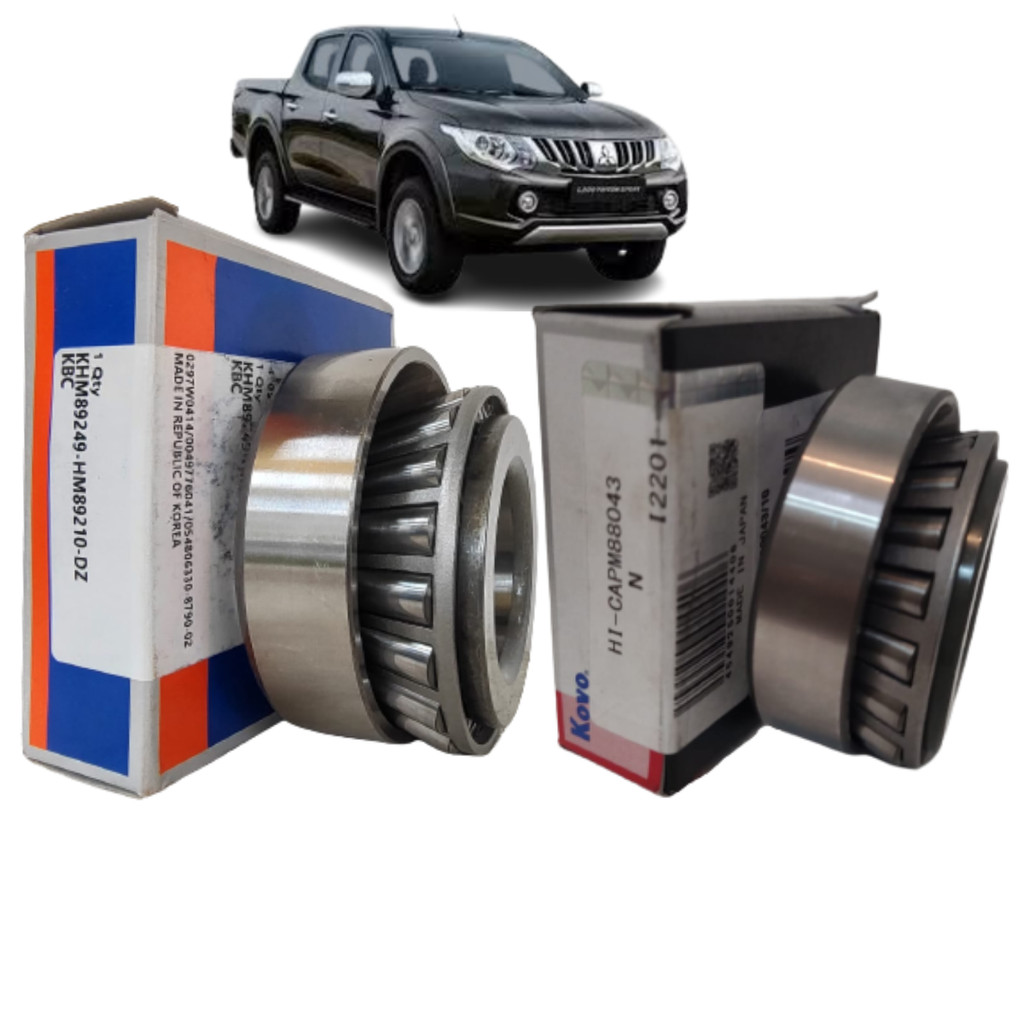 KIT 2 ROLAMENTO PINHAO TRASEIRO L200 TRITON PAJERO 2007 A 18