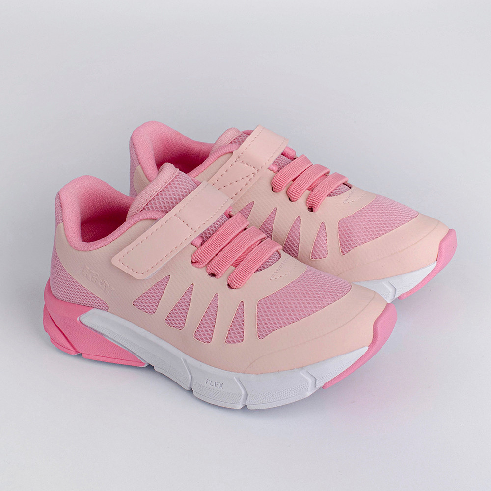 Detalhes do Tênis Infantil Menina Kidy Energy Baby Respitec Escolar Esportivo Casual Macio Confortável Blush
