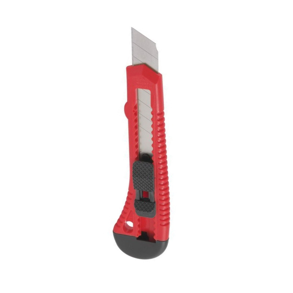 Estilete Vermelho Grande 18mm Estilete Barato Para Comprar Corte Materiais como Papel, Papelão, Couro, Tecido