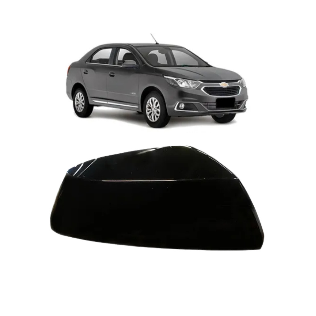 Capa Retrovisor Cobalt 2011 a 2022 S/Pisca Black Piano LD