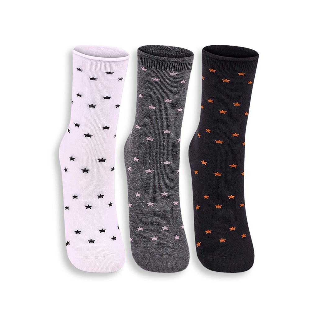 Kit 3 Pares de Meias sem Punho Cano Médio Lupo 4421-089 em Oferta na Shopee