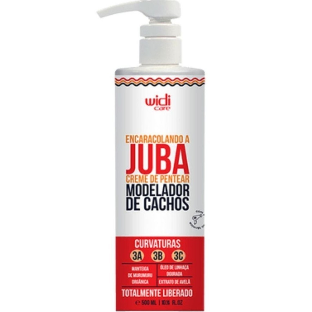 Encaracolando a Juba Creme De Pentear 500ml - Modelador De Cachos Widi Care