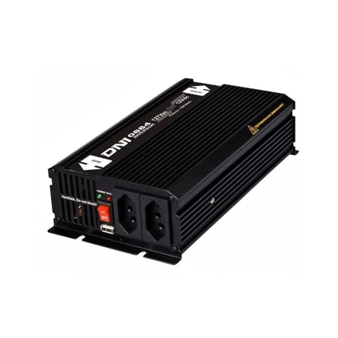 INVERSOR DE TENSÃO  12V PARA 110V – 1000W DNI-0884