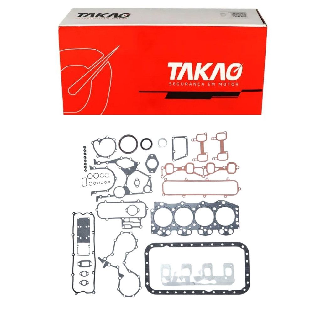 Junta Completa C/ Retentores (Jg) Besta Gs 2.7 8V 1998 A 2005 / K2700 2.7 8V 1998 A 2005 - Takao Jcrk28D