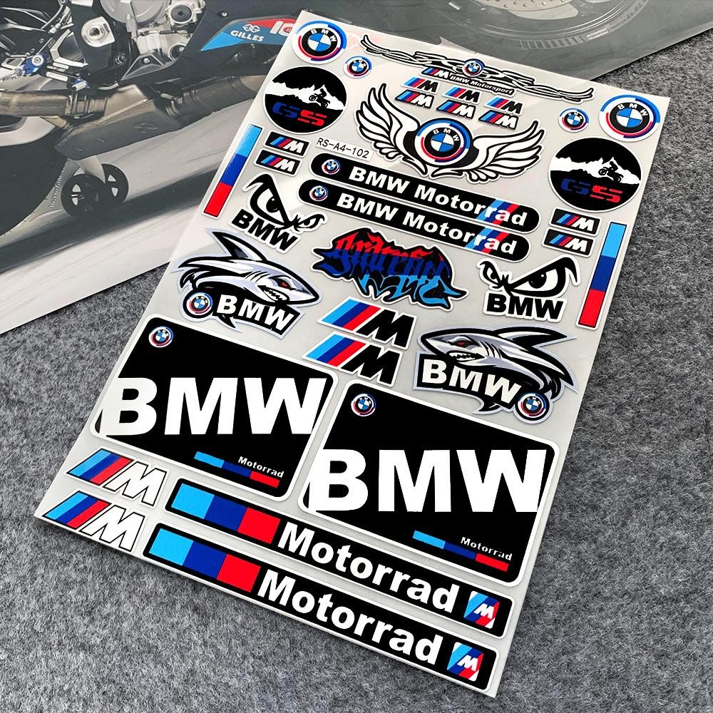 Adesivo Bmw Para Decalques Refletivos Decorativos À Prova D'água Ciclo Motorizado