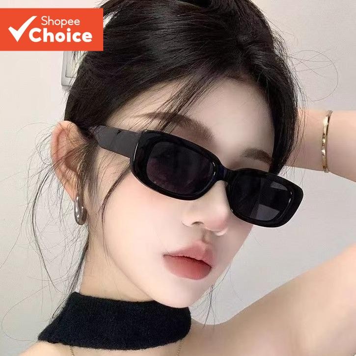 Óculos De Sol Pretos Quadrados Clássicos Para Homens E Mulheres Retrô Proteção UV Unissex Tons Vintage