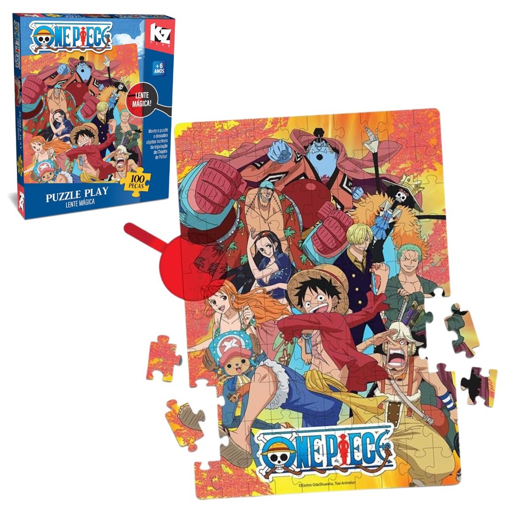 Quebra Cabeça 100 peças Lente Mágica One Piece 1331 - Elka