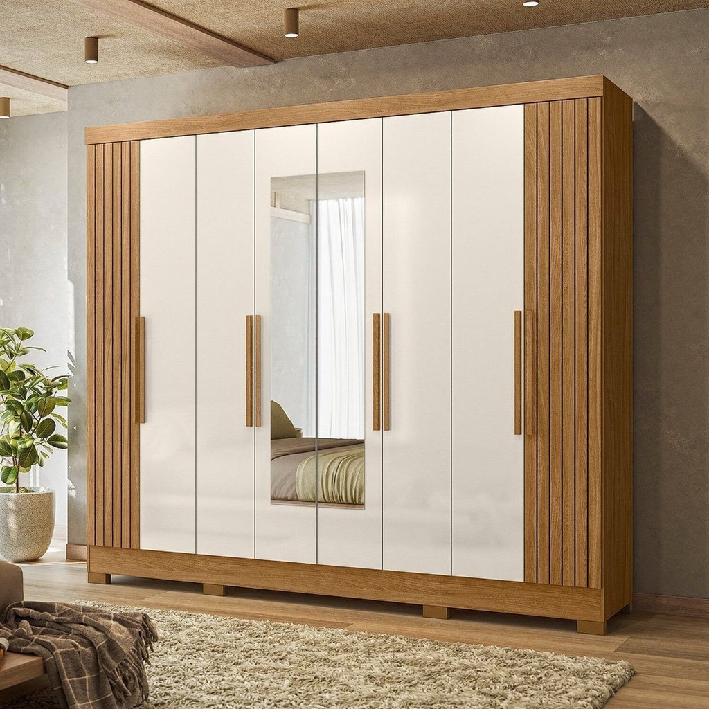 Guarda-roupa Diplomata Crystal Light em Oferta na Shopee