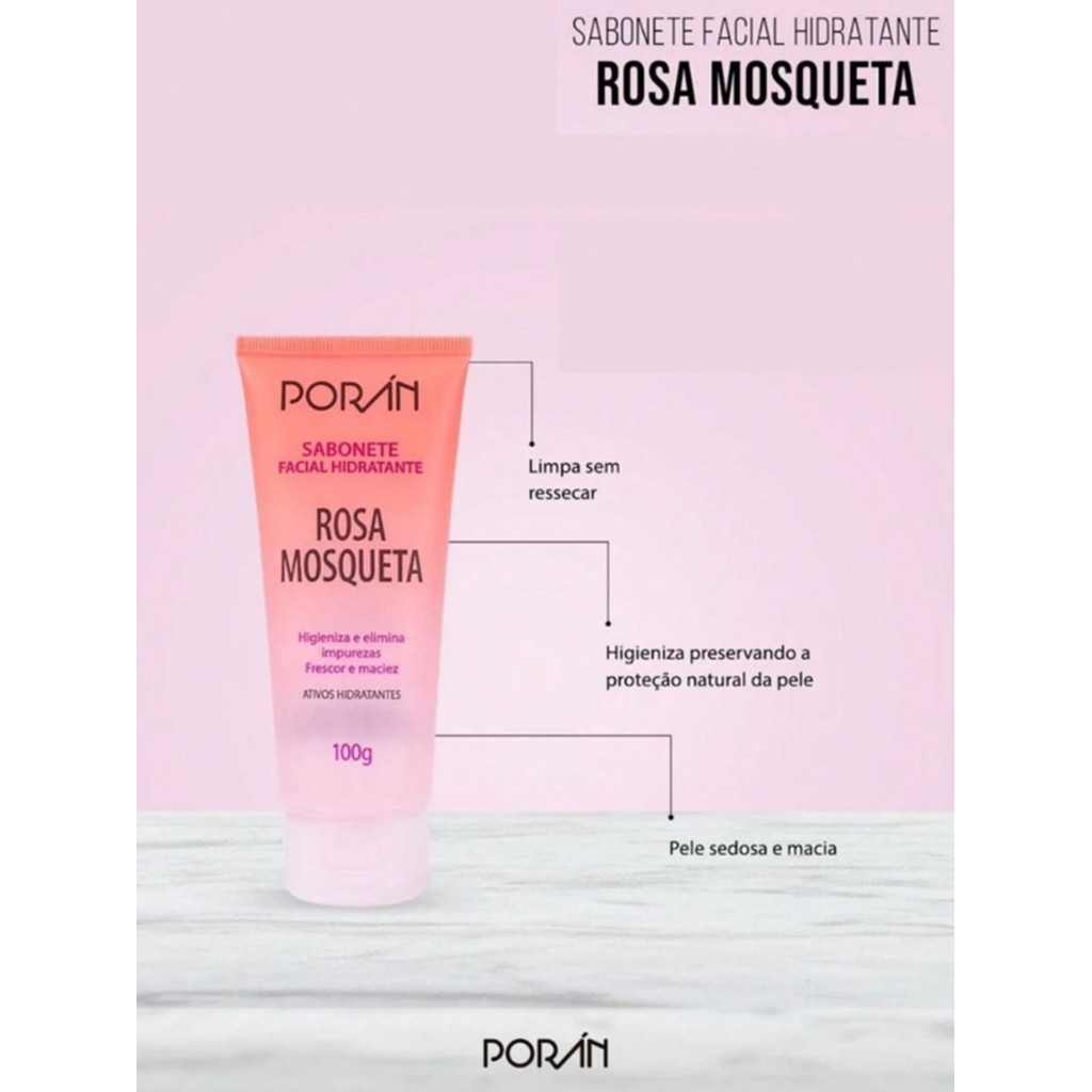 Kit 7 limpeza facial rosa mosqueta completo — imagem 2 de 2