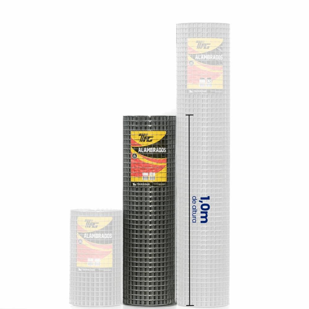 TELA SOLDADA TAG MALHA 2,5x2,5cm FIO 1,24mm RL 25X1,0m — imagem 2 de 2