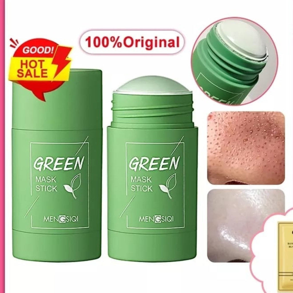 SticMoisturizer Hydrating Máscara De Chá Verde Remover Cravos  Hidratante Beleza Pele Facial Clean Face Clareador Mas