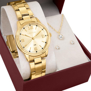 Kit Relógio Lince Feminino com Colar e Brincos LRGM026L32KBQEC2KX em Oferta na Shopee