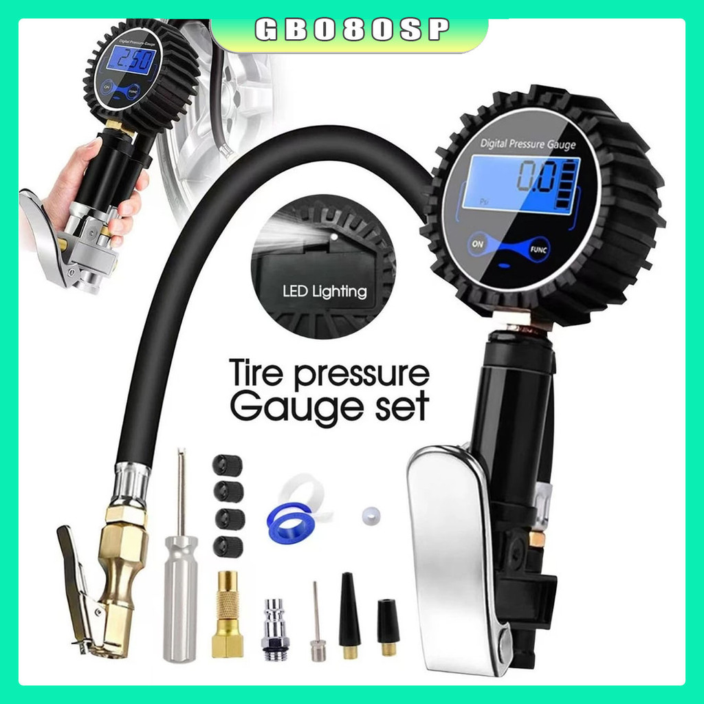 Medidor De Pressão Digital Inflator De Pneu 200-300 Psi ALTA QUALIDADE