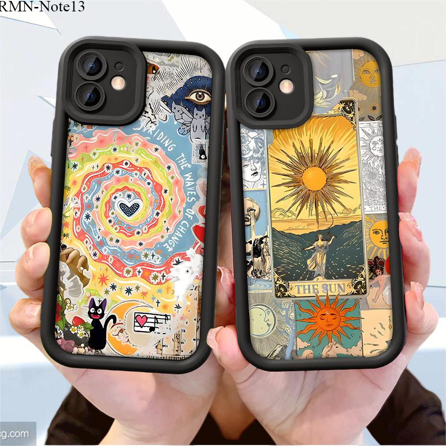 Capinha Para Xiaomi Redmi Note 14 13 12 12S Pro Plus 4G 5G Capa Macia Preta Case 5472 TYB em Oferta na Shopee