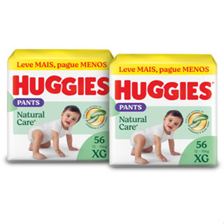 Kit 2 - Fralda Premium Pants Huggies Natural Care XG 56 Un em Oferta na Shopee