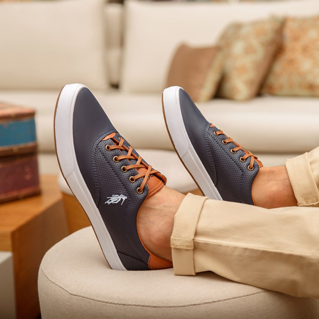 Sapatenis Masculino Da Via Polo Casual Social Trabalho Macio Confotavel Dia a Dia