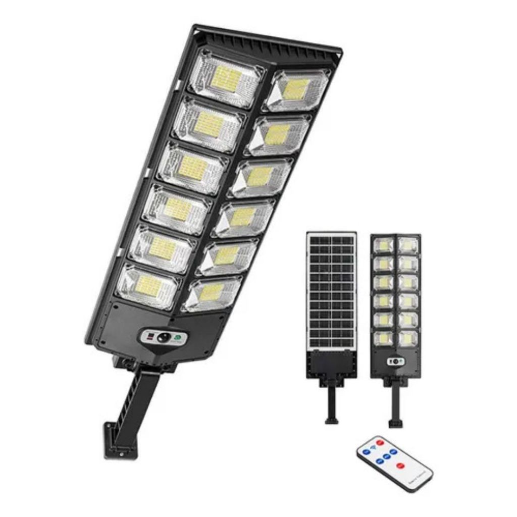 Luminária Solar Holofote Poste Refletor 600w 504 Led Potente em Oferta na Shopee