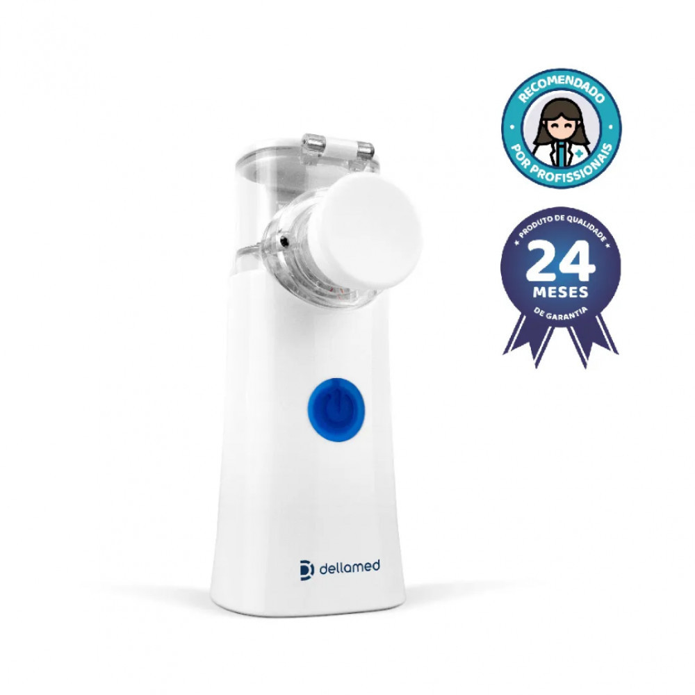 Inalador Nebulizador Mesh Silencioso Portátil Sem Fio Dellamed em Oferta na Shopee