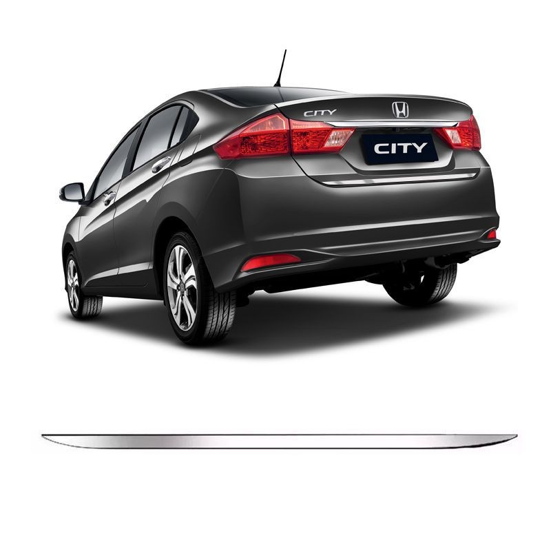 Friso Tampa Porta Malas Cromado Resinado Para City 2015/21 em Oferta na Shopee