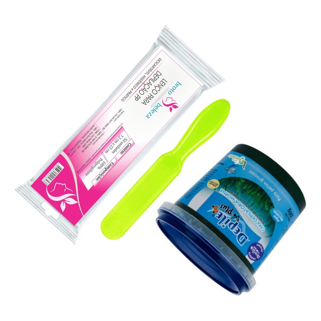 Cera De Microondas Depilação Corporal Pote 290g - Algas MARINHAS Aquecer no Micro-ondas por 30 Seg.