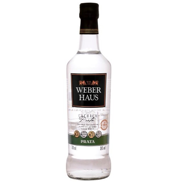 CACHACA WEBER HAUS PRATA 700ML - Food & Beverages