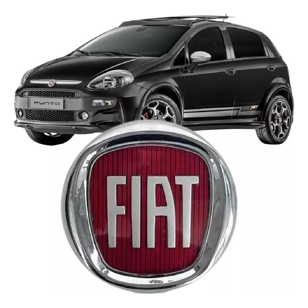 Emblema Grade Radiador Punto T-Jet 2007 2008 2009 2010 2012