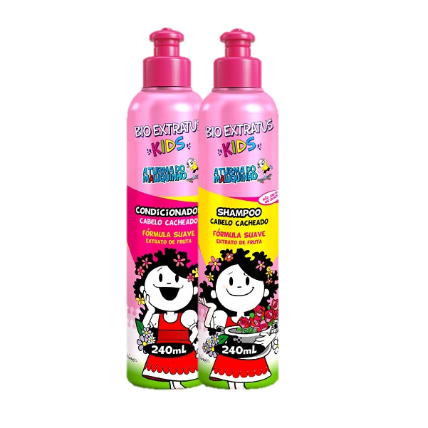Bio Extratus Kids Cacheados Duo 240ml em Oferta na Shopee
