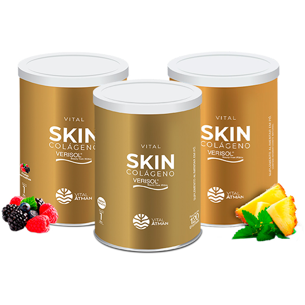 Vital Skin Colágeno Verisol Com Ácido Hialurônico em Oferta na Shopee