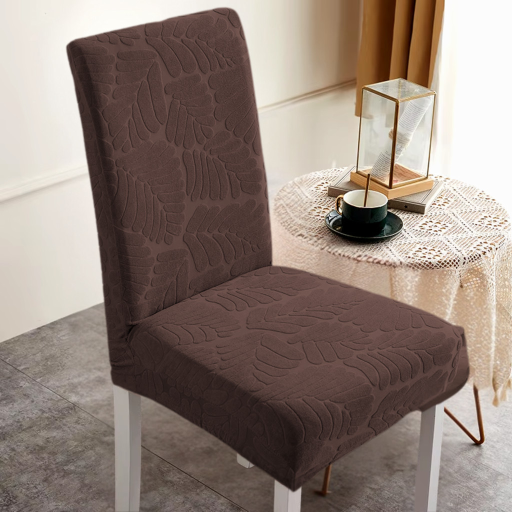 KIT Capa Elástica Para Cadeira Mesa de Jantar Estampas Variadas Marrom ou Vinho em Oferta na Shopee