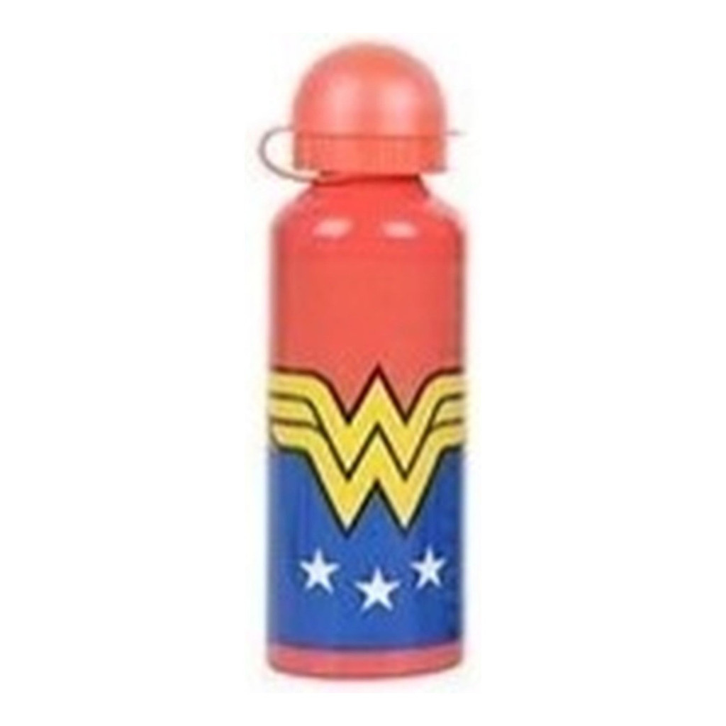 Garrafinha Infantil Mulher Maravilha Squeeze Escolar