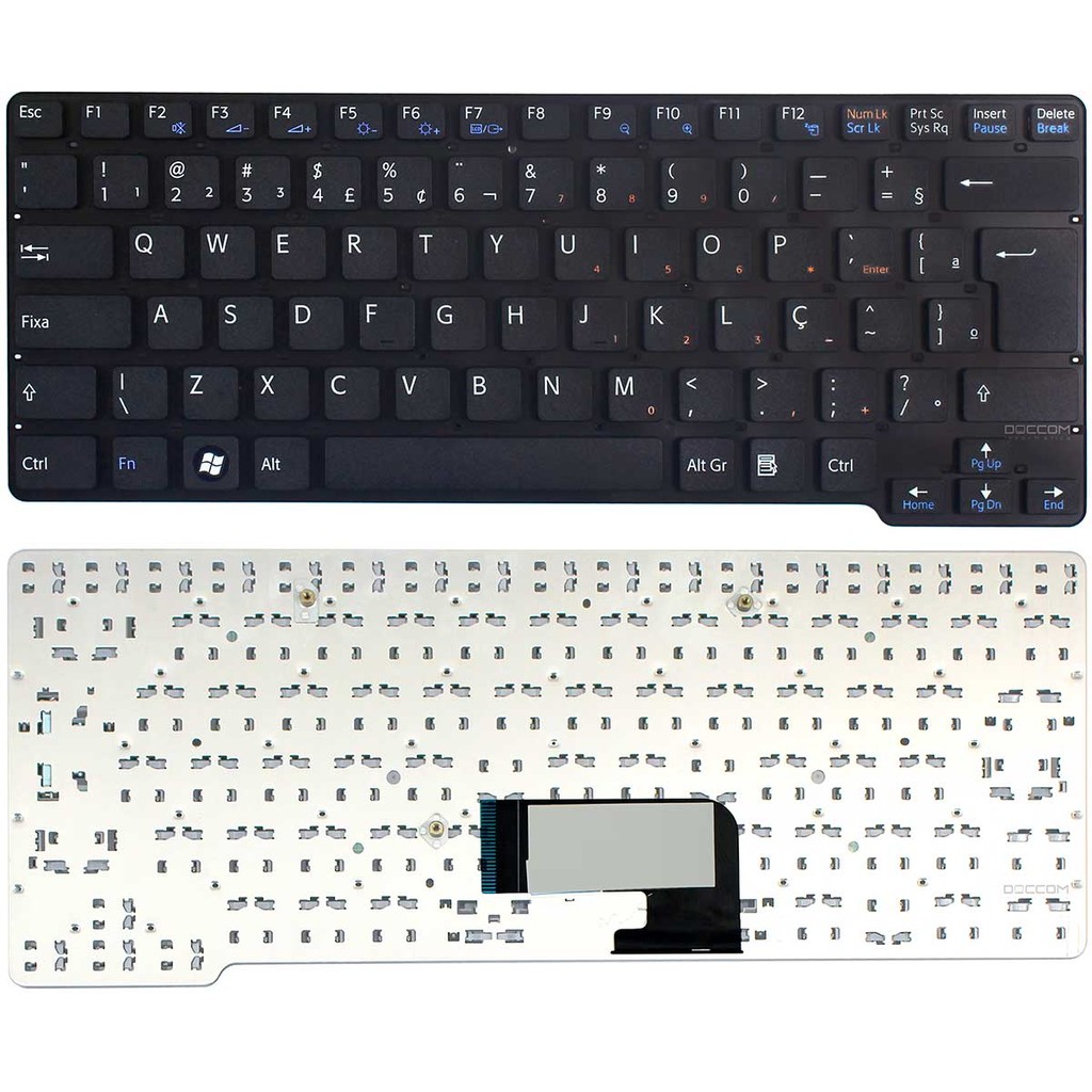 Teclado Para Notebook Sony Vaio Vpc-cw Vpccw Vpccw21fx Pcg-61411l Pcg-61111l 148754521 Novo Br Com Ç