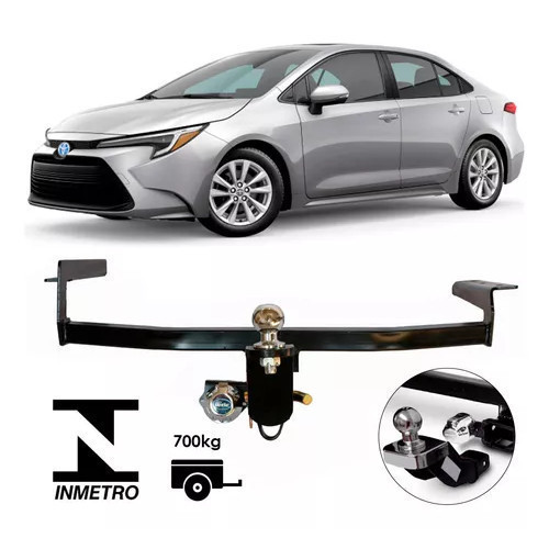Engate Reboque Toyota Corolla 2020 2021 2022 2023 2024 700kg tOP