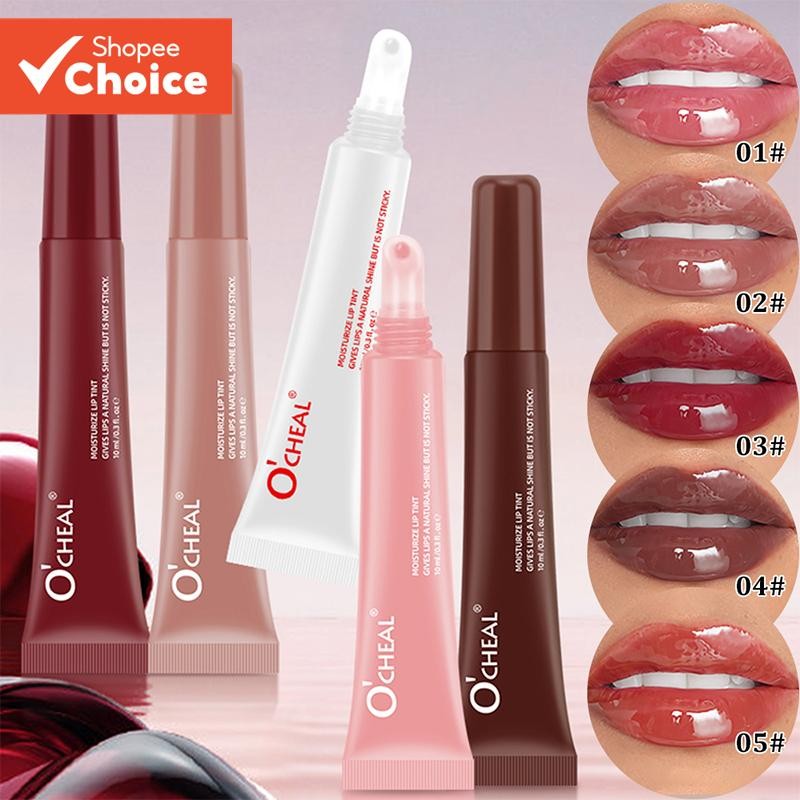Batom Ocheal Water-Light Dudu : Brilho Espelhado , Óleo Labial Rico , Hidratante E Sem Man...