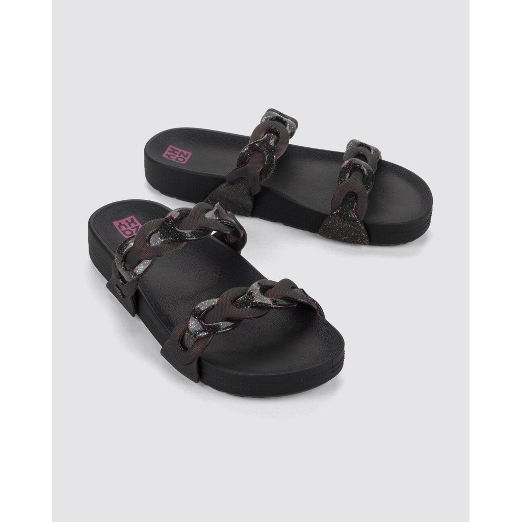 Chinelo Slide Feminino Zaxy Glitz - Women Shoes