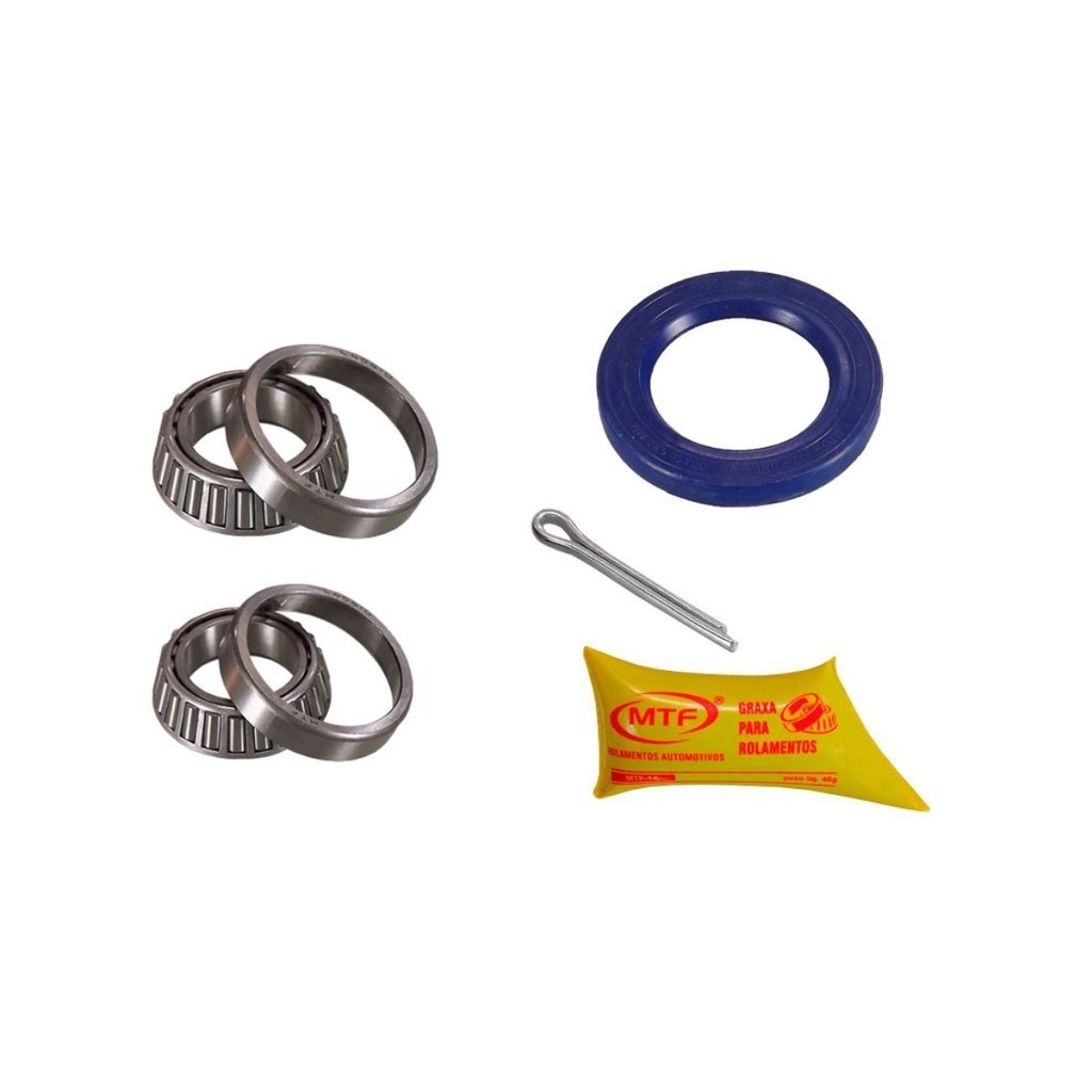 Kit Rolamento Roda Traseiro Fox Gol Golf Parati Passat Polo Quantum Santana Saveiro Voyage Royale Versailes Cordoba