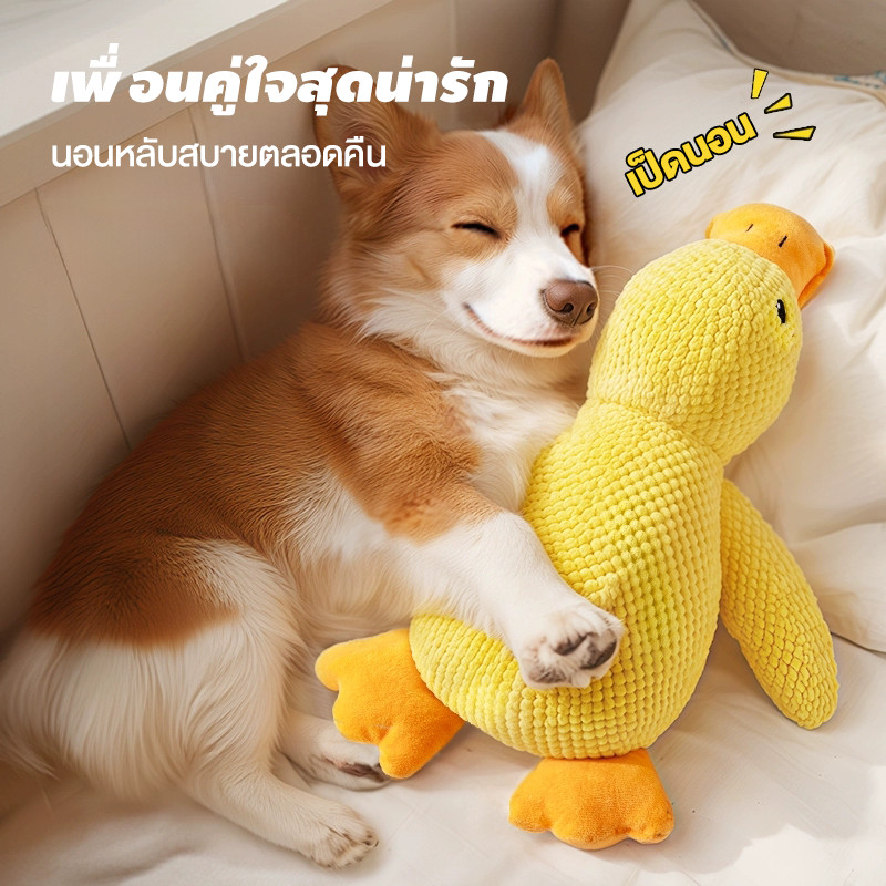 ตุ๊กตาบีบๆนุ่มนิ่มมีเสียงมีเสียง ของเล่นแมว ของเล่นสุนัขขนาดใหญ่ อุปกรณ์เสริม สําหรับฝึกสุนัขขนาดเล็ก ตุ๊กตากัดเล่นสุนัข - ภาพที่ 3