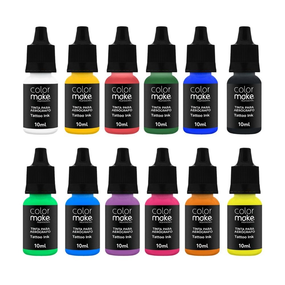 Tinta para Aerógrafo 10ml Colormake