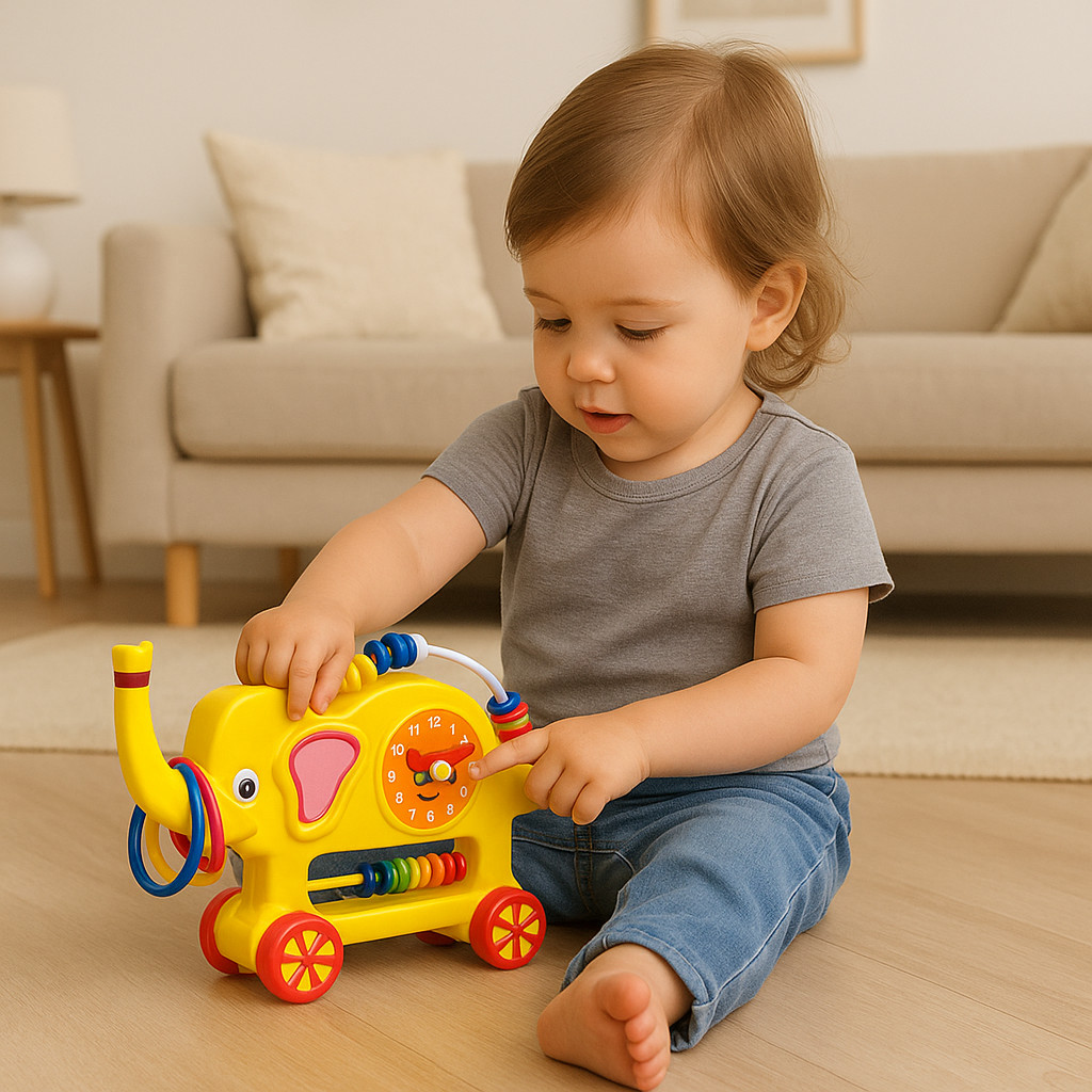 Elefantinho Brinquedo Monte Líbano Baby Fante Educativo